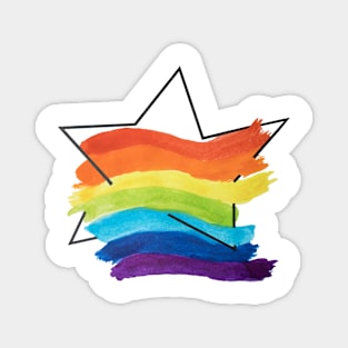 RAINBOW star Magnet