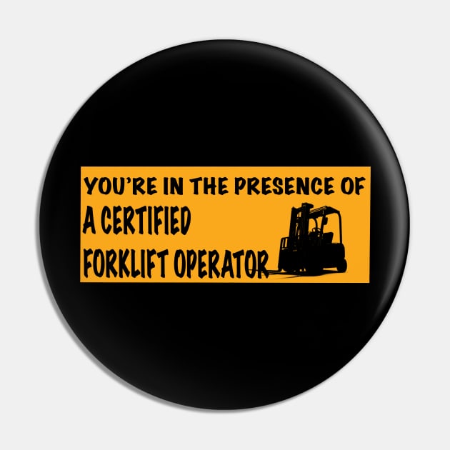 Certified forklift operator Pin by alexhefe