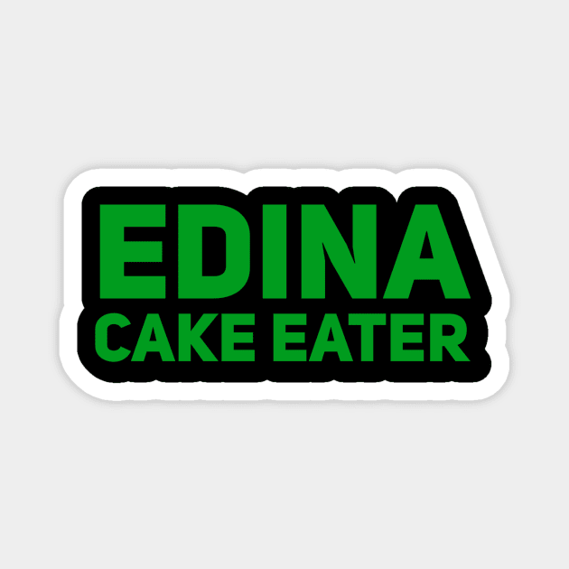 Edina Cake Eater Magnet by EdenPrairiePixels