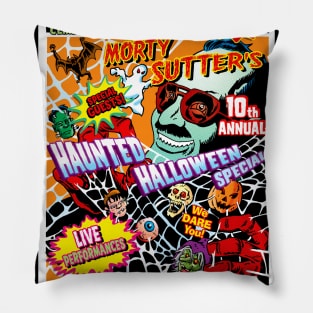 Morty Sutter (10th Haunted Halloween Special) Pillow