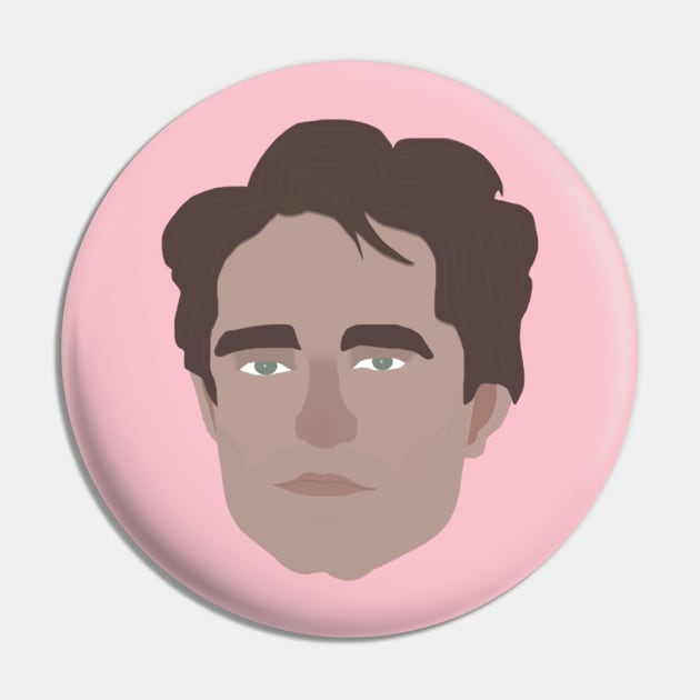 Robert Pattinson Head Pin by JorisLAQ