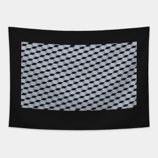 Gray Cubes Tapestry