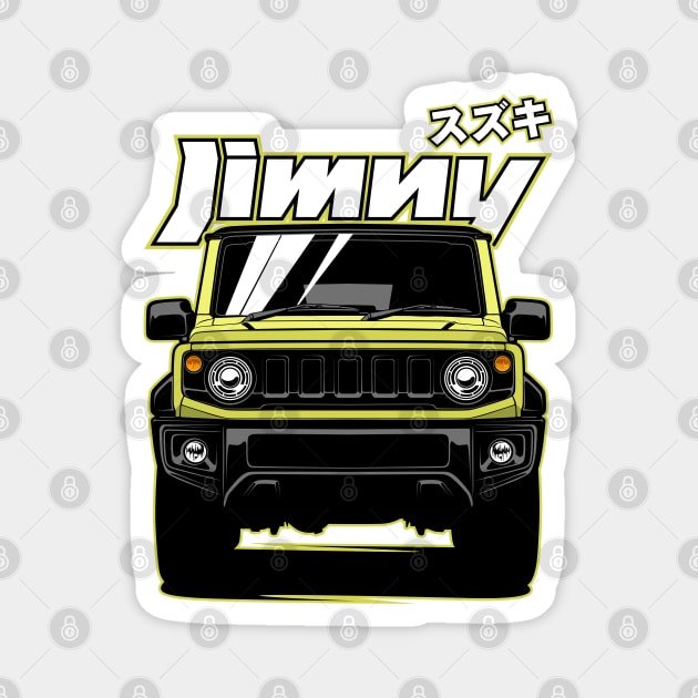 Jimny Sierra JB64/JB74 Kinetic Yellow Magnet by idrdesign