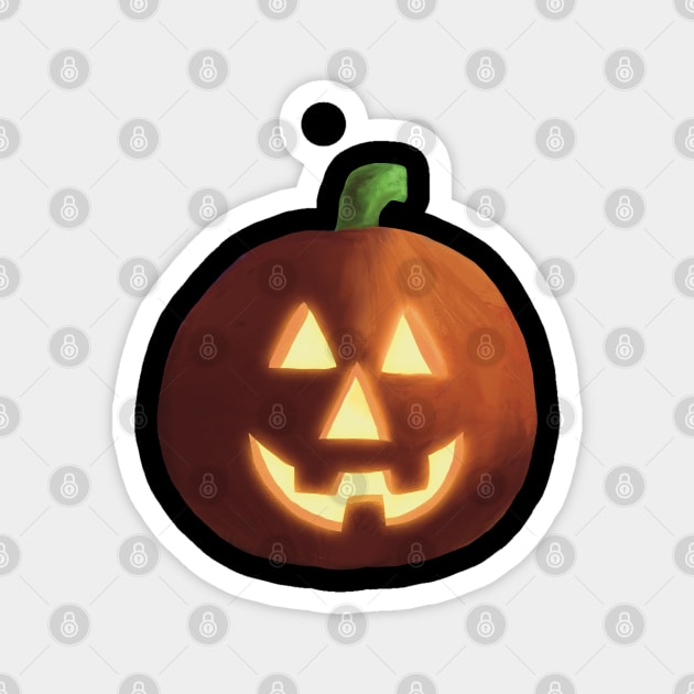 Standalone Pumpkin Magnet by designs-by-ann