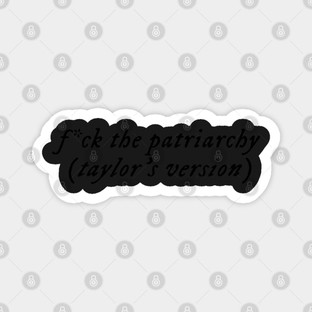 f*ck the patriarchy Magnet by EmandEmHandmade