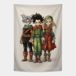 Three Cool Elves Tapestry