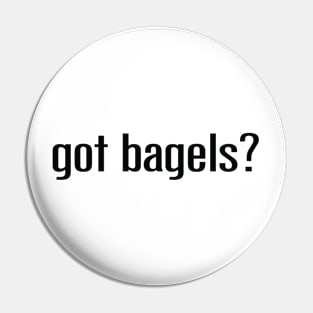 Got Bagels | Funny Tennis Design by CoVA Tennis T-Shirt Pin