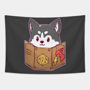 Husky Dungeon Master Tapestry