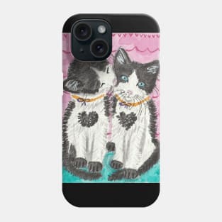 Baby kittens twins Phone Case