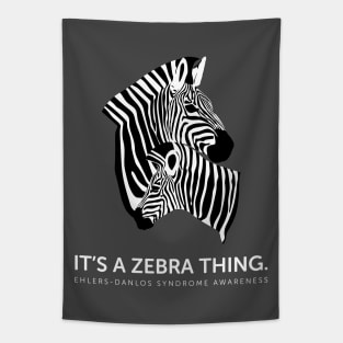 Ehlers Danlos Syndrome It's A Zebra Thing Tapestry