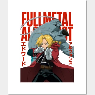 Fullmetal Alchemist BROTHERHOOD - The Elric Bros! Poster for Sale by Best  Anime Gear