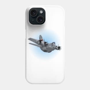 Cartoon military cargo plane Phone Case