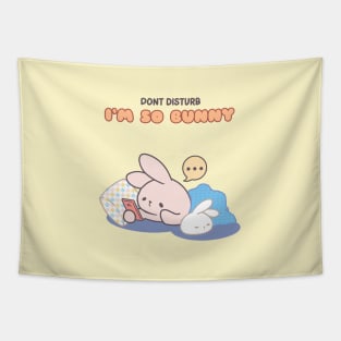 Relax with Bunny Vibes: 'Don't Disturb, I'm So Bunny Tapestry