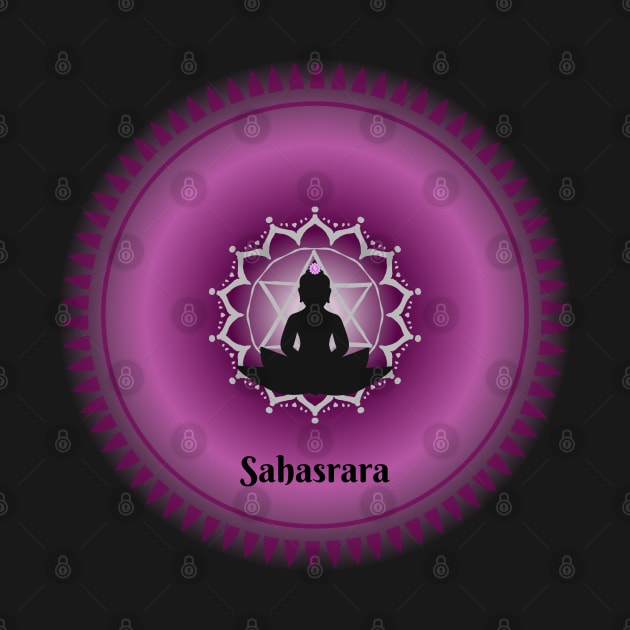 Sahasrara, Crown Chakra. Meditative, Mindfulness. by Anahata Realm