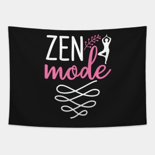 Zen Mode Yoga Quotes Tapestry