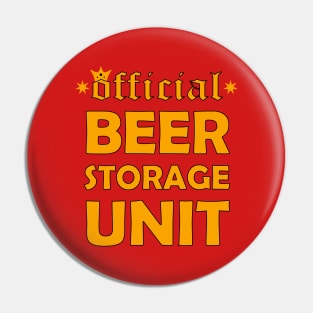 Official BEER STORAGE UNIT Pin