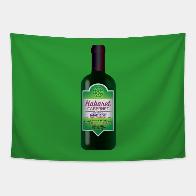 Kabaret Cabernet Tapestry by OneLittleSpark