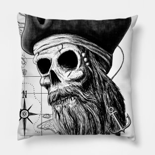 Pirate Skull Pillow