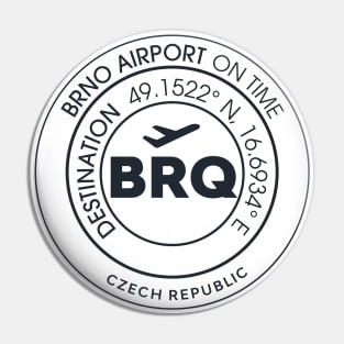 BRQ BRNO Airport Pin