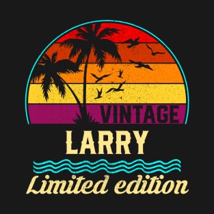 Vintage Larry Limited Edition, Surname, Name, Second Name T-Shirt