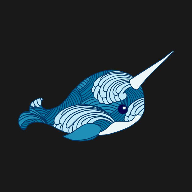 Narwhale by wildmagnolia