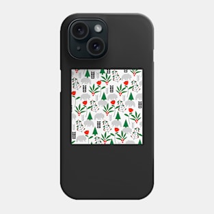 Fresh forest with bears Phone Case