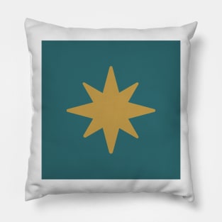 Our Lady of Guadalupe star pattern tilma mantle Pillow