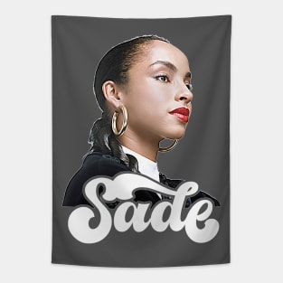 Sade // Retro 80s Style Fan Design Tapestry