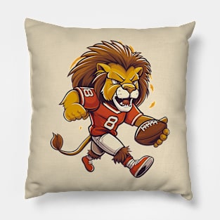 Lions Touchdown American Football Pillow