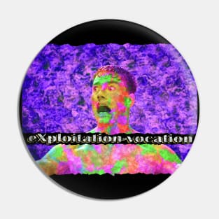 eXploitation-vocation Bloodsport logo Pin