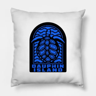 Dauphin Island Alabama Sea Turtle AL Pillow