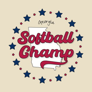 Softball Champ Georgia GE T-Shirt