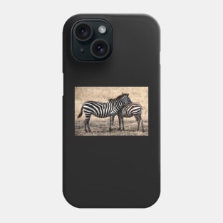 Plains Zebra, Serengeti National Park, Tanzania Phone Case