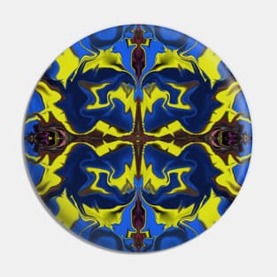 Carl Clarx Design - Blue meets Yellow Pin