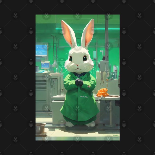 Surgeon rabbit by Spaceboyishere