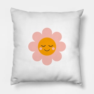 Happy Flower by Suzie London Pillow