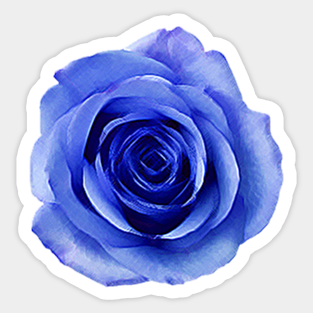 2 x Vinyl Stickers 20cm Blue Rose Water Droplets  #44388 