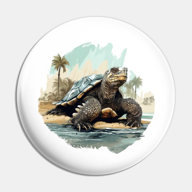 Alligator Snapping Turtle Pin by zooleisurelife