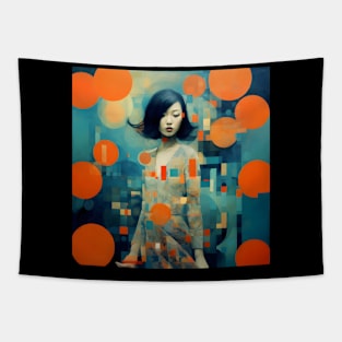 Surreal Girl Tapestry