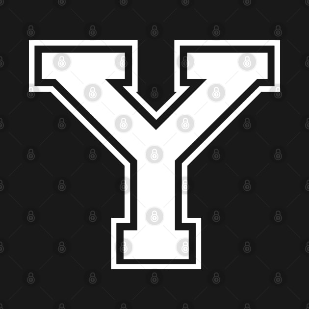 Initial Letter Y - Varsity Style Design. by Hotshots