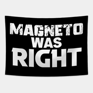 Magneto was Right Tapestry
