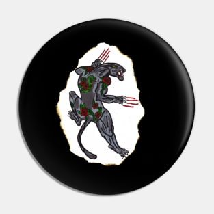 Tattoo Panther Pin