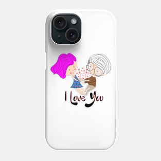 Cute Couples, valentine day Phone Case