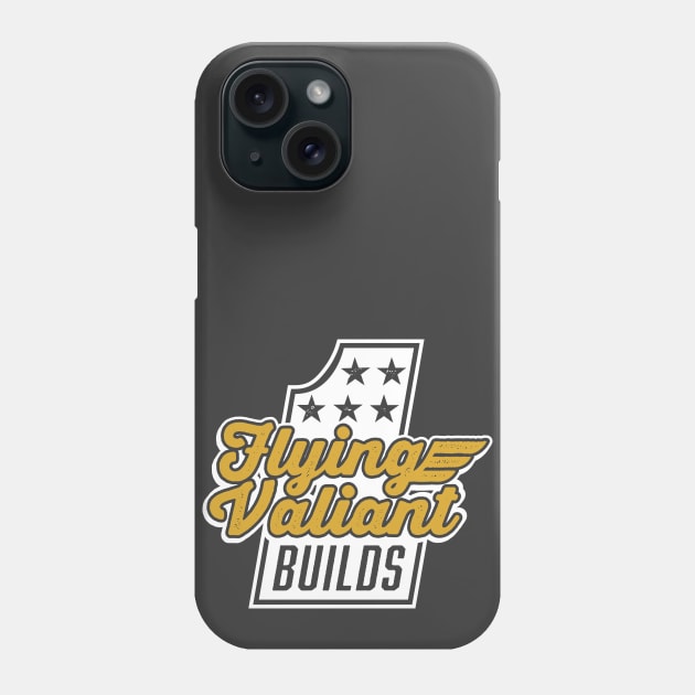 Flying Valiant Builds - (Stunt Style - White & Gold on Asphalt) Phone Case by jepegdesign