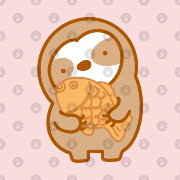 Cute Taiyaki Sloth by theslothinme