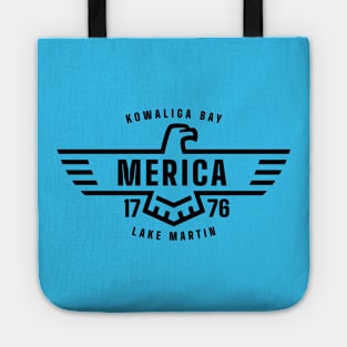 Lake Martin Merica - dark text Tote