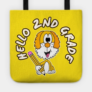 Hello 2nd Grade Dog Back To School 2022 Tote