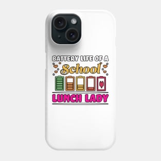 Battery Life Of A School Lunch Lady Phone Case