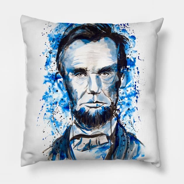 Abraham Lincoln Pillow by beaugeste2280@yahoo.com