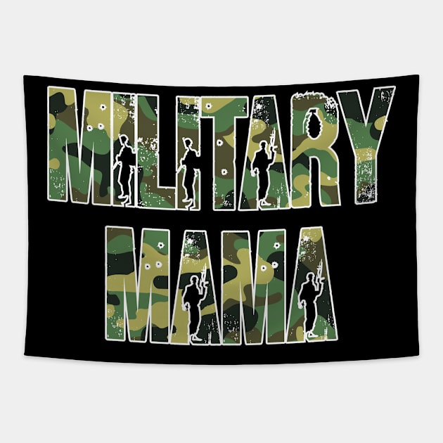 Military Mama v4 Tapestry by Emma